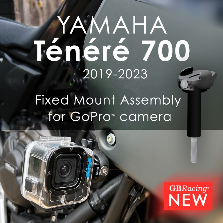 GBRacing Tenere 700 GoPro fixed mount