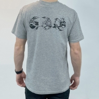 GBRacing Designed T-Shirt Grey Marl
