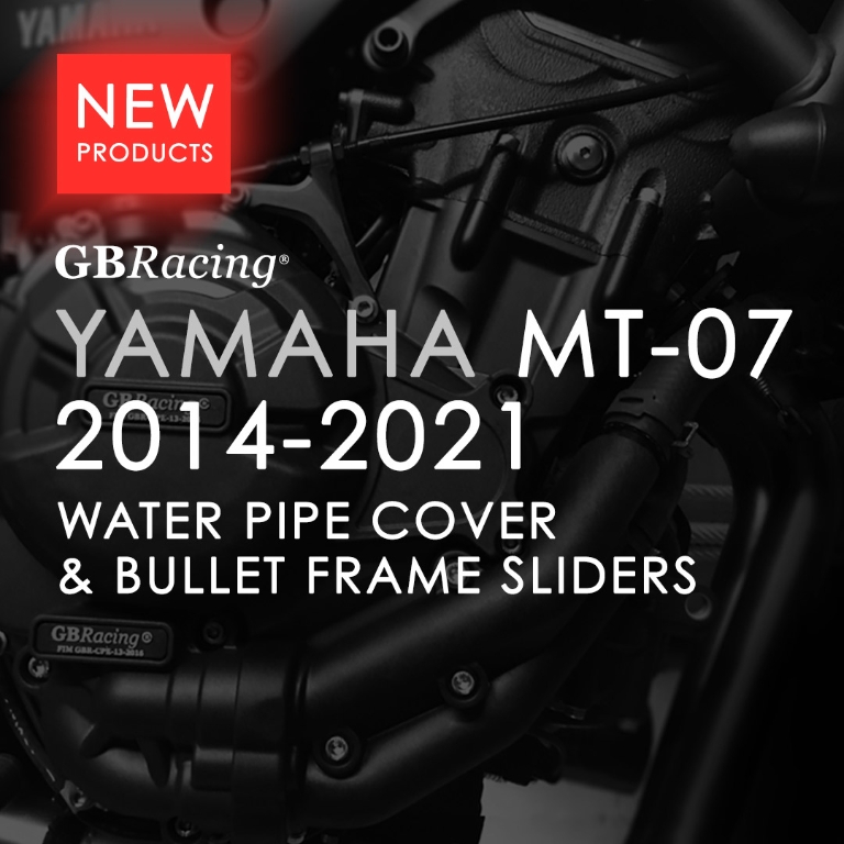 MT-07 2014-21 Water Pipe Cover and Bullet Frame Sliders